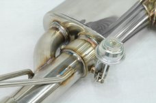 KREISSIEG CAT-BACK F1 SOUND VALVETRONIC EXHAUST SYSTEM STAINLESS STEEL FLOATING CURL TAIL SANDBLASTED KSG LOGO MARK S MODEL FOR PORSCHE 955 CAYENNE S  PCAYS-01-STAINLESS-S