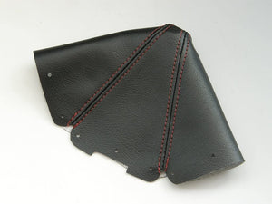 ZOOM ENGINEERING EUNOS NA ROASTER MANUAL CAR SHIFT BOOTS SYNTHETIC LEATHER BLACK COLOR RED STITCH FOR MAZDA MX-5 MIATA 8193