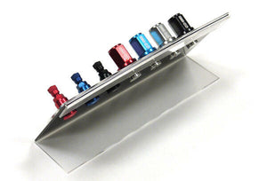 ENKEI PERFORMANCE DURALUMIN NUT & RACING AIR VALVE DISPLAY DIS001