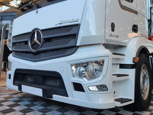 NIGHT STAR GENUINE TYPE CHROME FOG LAMP WITH LED DAYTIME RUNNING LIGHT FUNCTION FOR MITSUBISHI FUSO HEAVY DUTY TRUCK 17 SUPER GREAT D086CL