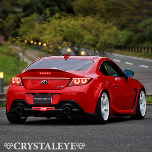 CRYSTAL EYE FIBER LED TRUNK GARNISH CLEAR FOR TOYOTA GR86 ZN8 SUBARU BRZ ZD8 J386-CLEAR