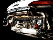 POWER CRAFT HYBRID EXHAUST MUFFLER SYSTEM GENUINE TAIL USE FOR AUDI R8 5.2 V10 SPIDER P-AU710104