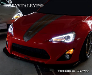 CRYSTAL EYE LED LIGHT BAR HEADLIGHT V2 EARLY MODEL GENUINE HID VEHICLES BLACK FOR TOYOTA 86 ZENKI HID CAR SUBARU BRZ ZENKI HID CAR J003