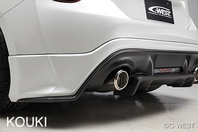 C-WEST REAR HALF SPOILER PAINTED ABS SLIDE BULL K3X FOR TOYOTA 86 ZN6 KOUKI CZN601BRHABAB