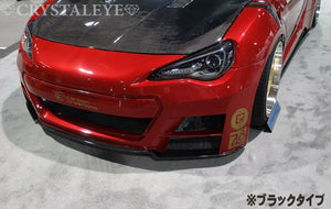 CRYSTAL EYE LED LIGHT BAR HEADLIGHT V3 (BLACK) & FIBER LED TAIL V2 SET RED LENS INNER BLACK (DR) FOR TOYOTA 86 [ EARLY HID CARS] SUBARU BRZ [ EARLY HID CARS] J140BKVC-DR