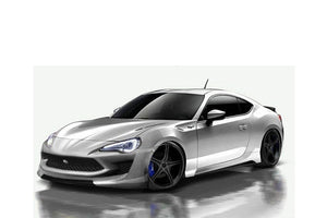 CRYSTAL EYE LED LIGHT BAR HEADLIGHT V3 (CHROME) & FIBER LED TAIL V2 SET SMOKE (SM) FOR TOYOTA 86 [ EARLY HID CARS] SUBARU BRZ [ EARLY HID CARS] J140CRVC-SM