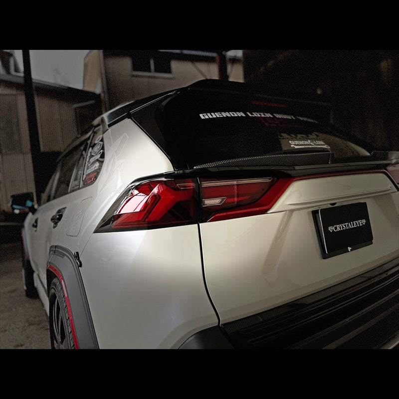 CRYSTAL EYE 50 SERIES RAV4 FIBER LED TAIL LIGHTS DARK RED PREMIUM