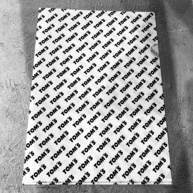 TOMS TOMS CLEAR FILE SET OF 4 (A4 SIZE) FOR  08798-TR008