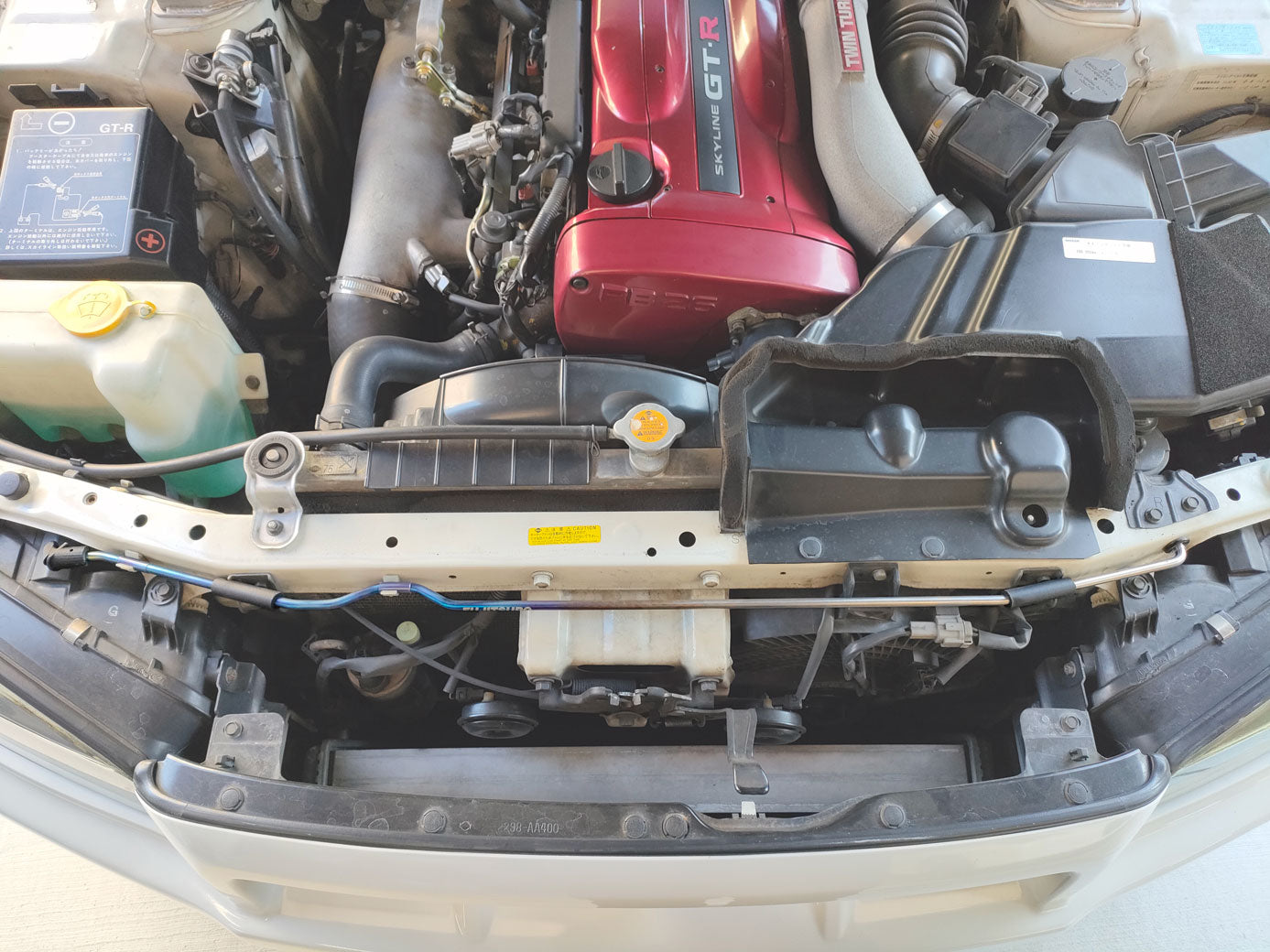 FUJITSUBO EXH+ HOOD SUPPORT FOR NISSAN SKYLINE GT-R BNR34 070-15091