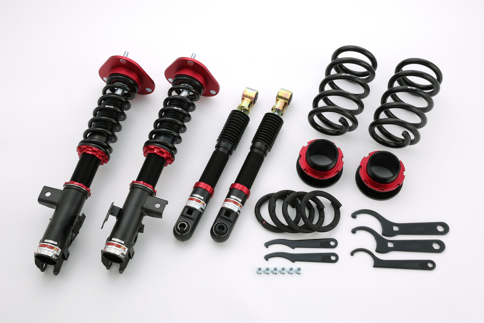BLITZ ZZ-R COILOVER SUSPENSION SET FOR TOYOTA VELLFIRE HYBRID AYH30W 2AR-2JM-2FM 92347