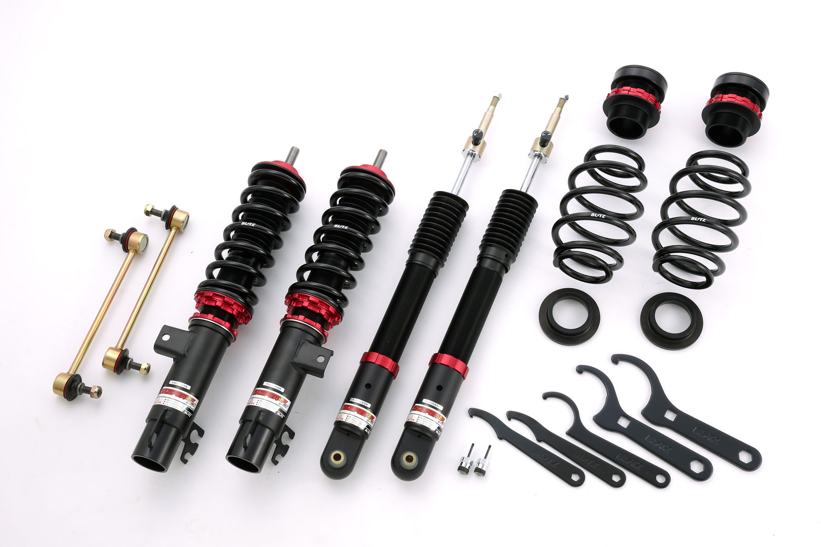 BLITZ ZZ-R COILOVER SUSPENSION SET FOR VOLKSWAGEN CROSS POLO DBA-6RCBZW CBZ 92449