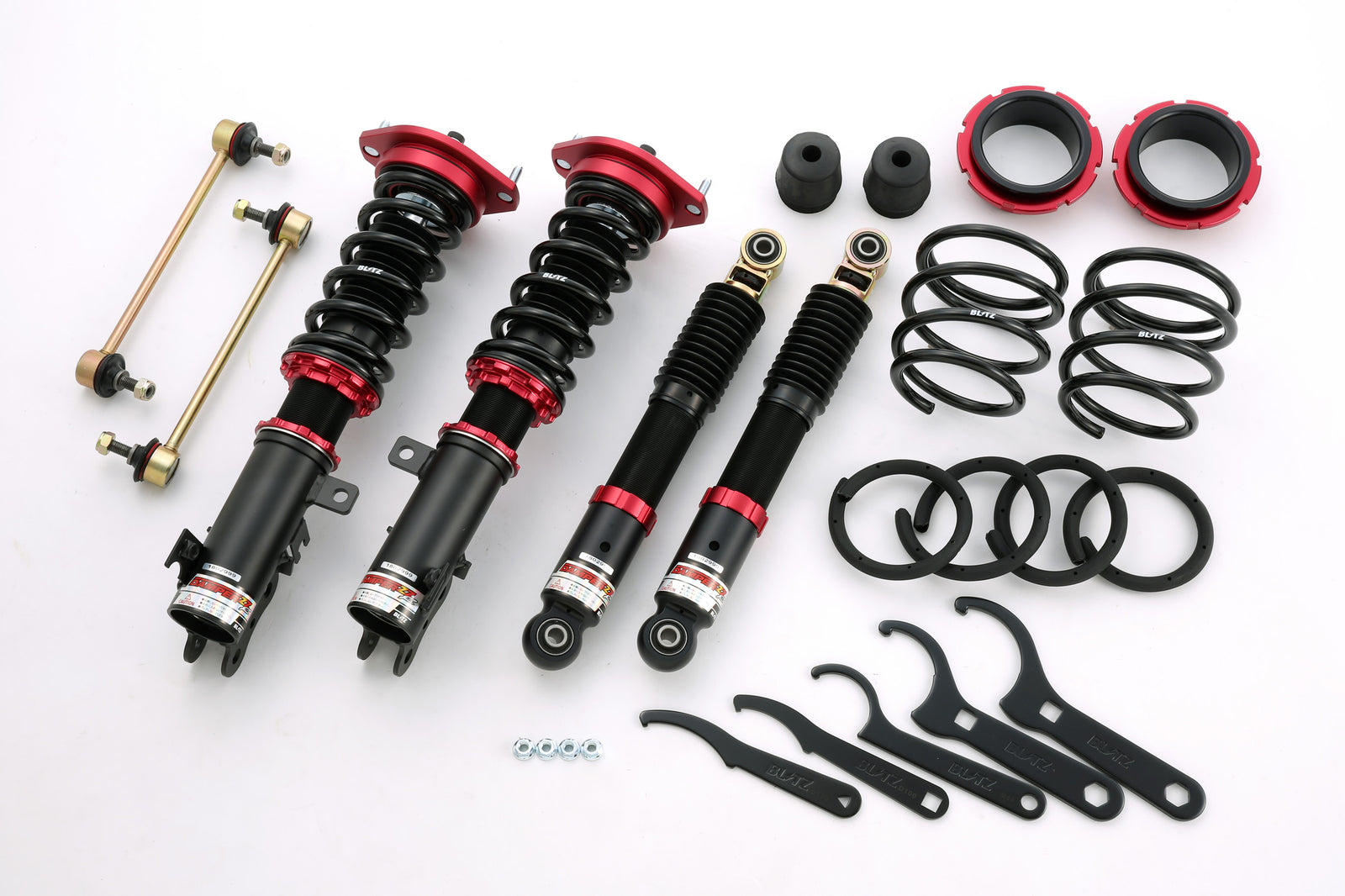 BLITZ ZZ-R COILOVER SUSPENSION SET FOR MAZDA AZ WAGON CUSTOM STYLE MJ23S K6A (TURBO NA) 92469