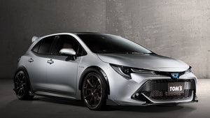 TOMS OVERFENDER FRONT REAR SET ABS ATTITUDE BLACK MICA 218 FOR TOYOTA COROLLA SPORT ZWE211 NRE22 53800-TZE21-B