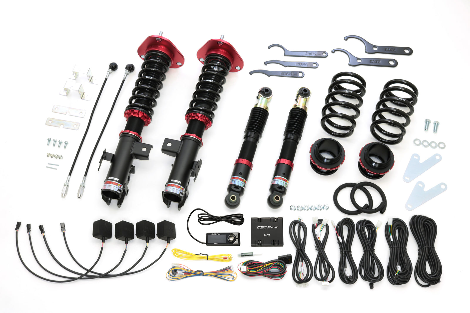 BLITZ ZZ-R DSC PLUS COILOVER SUSPENSION SET FOR TOYOTA HARRIER ZSU60W 3ZR-FAE 98351