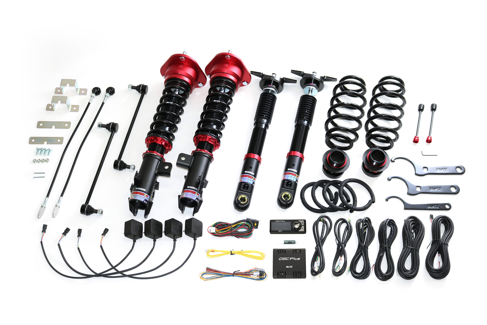 BLITZ ZZ-R DSC PLUS COILOVER SUSPENSION SET FOR TOYOTA PRIUS ZVW51 2ZR-1NM 98367