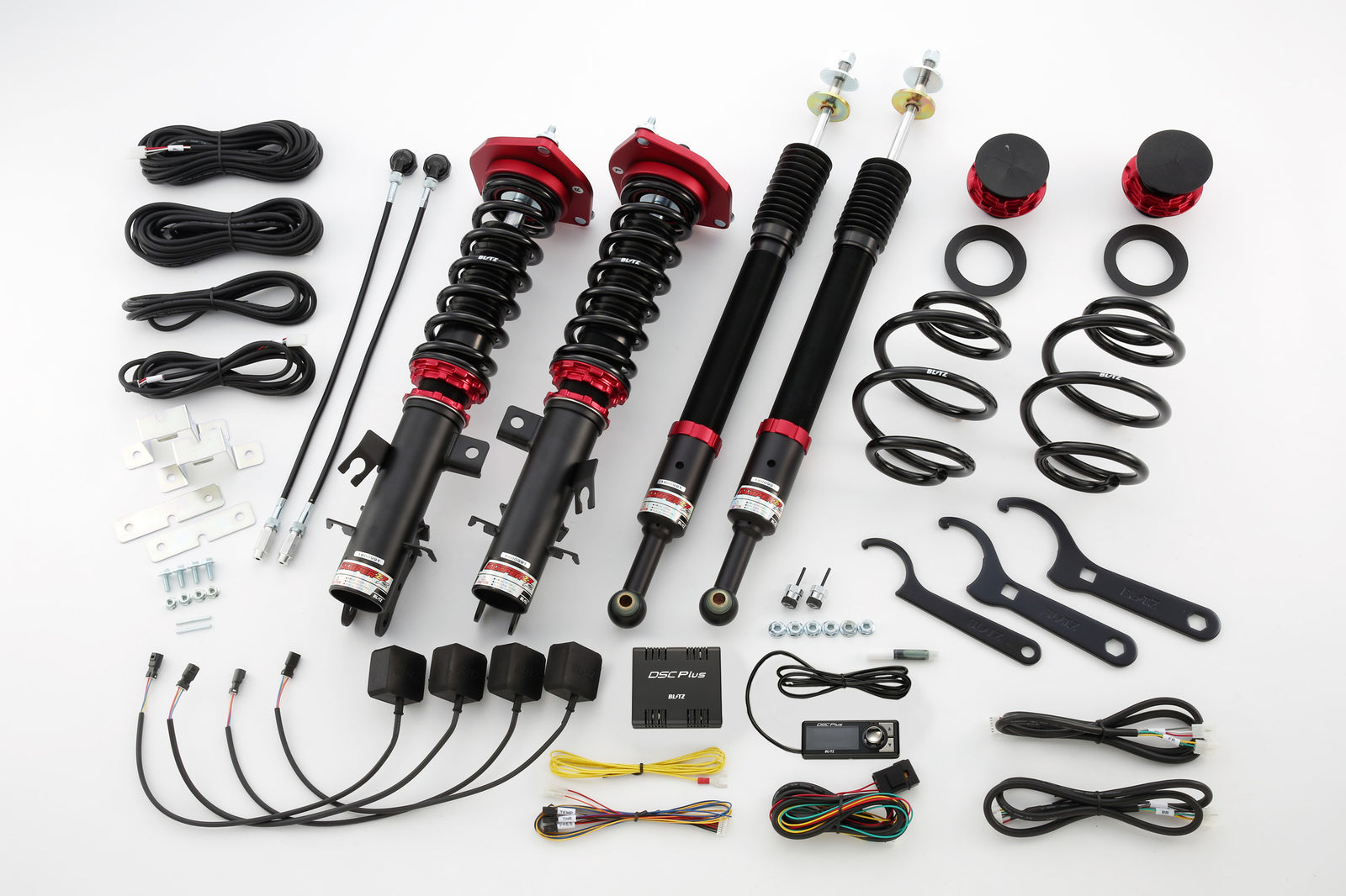 BLITZ ZZ-R DSC PLUS COILOVER SUSPENSION SET FOR NISSAN REEF ZE1 EM57 98462
