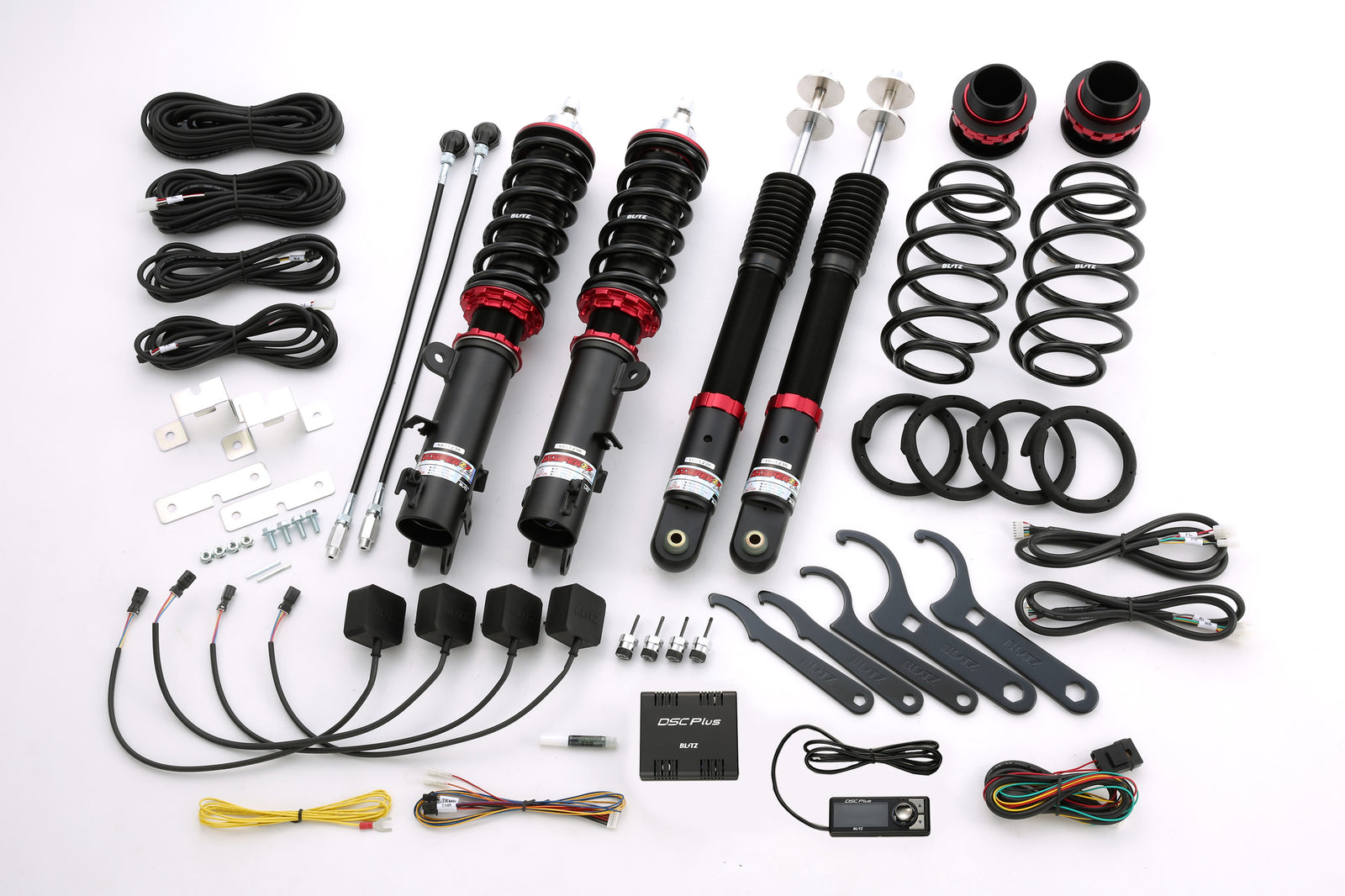 BLITZ ZZ-R DSC PLUS COILOVER SUSPENSION SET FOR HONDA N-BOX JF1 S07A (TURBO NA) 98629
