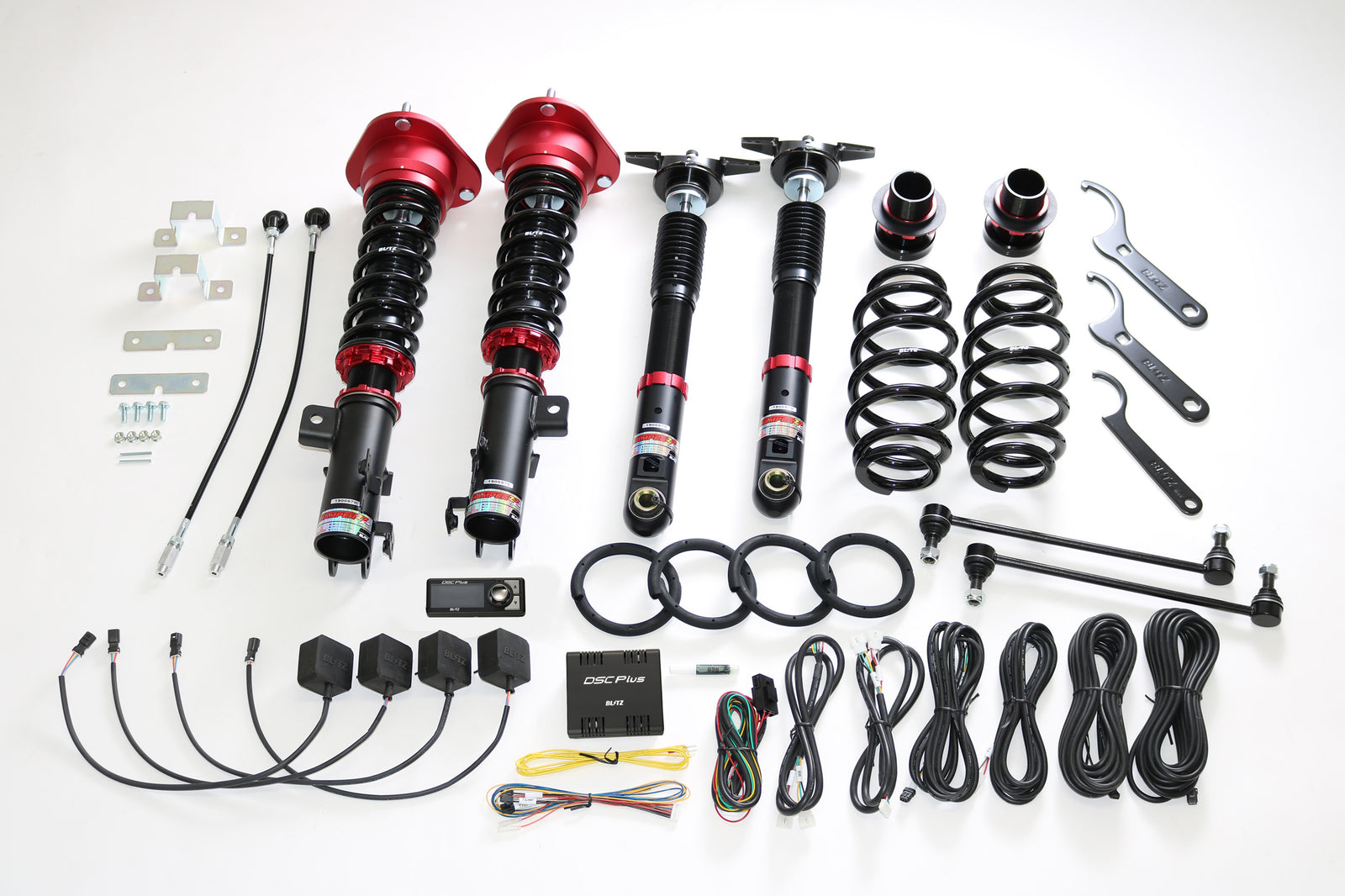 BLITZ ZZ-R DSC PLUS COILOVER SUSPENSION SET FOR TOYOTA COROLLA TOURING HYBRID ZWE211W 2ZR-1NM 98512