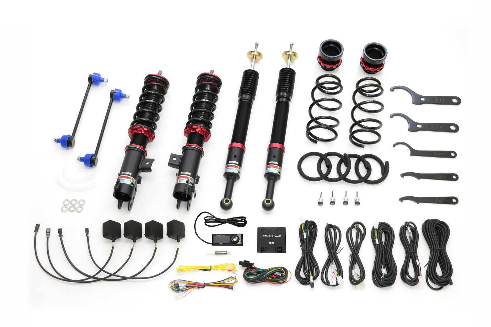 BLITZ ZZ-R DSC PLUS COILOVER SUSPENSION SET FOR SUBARU CHIFFON CUSTOM LA650F KF(TURBO NA) 98537