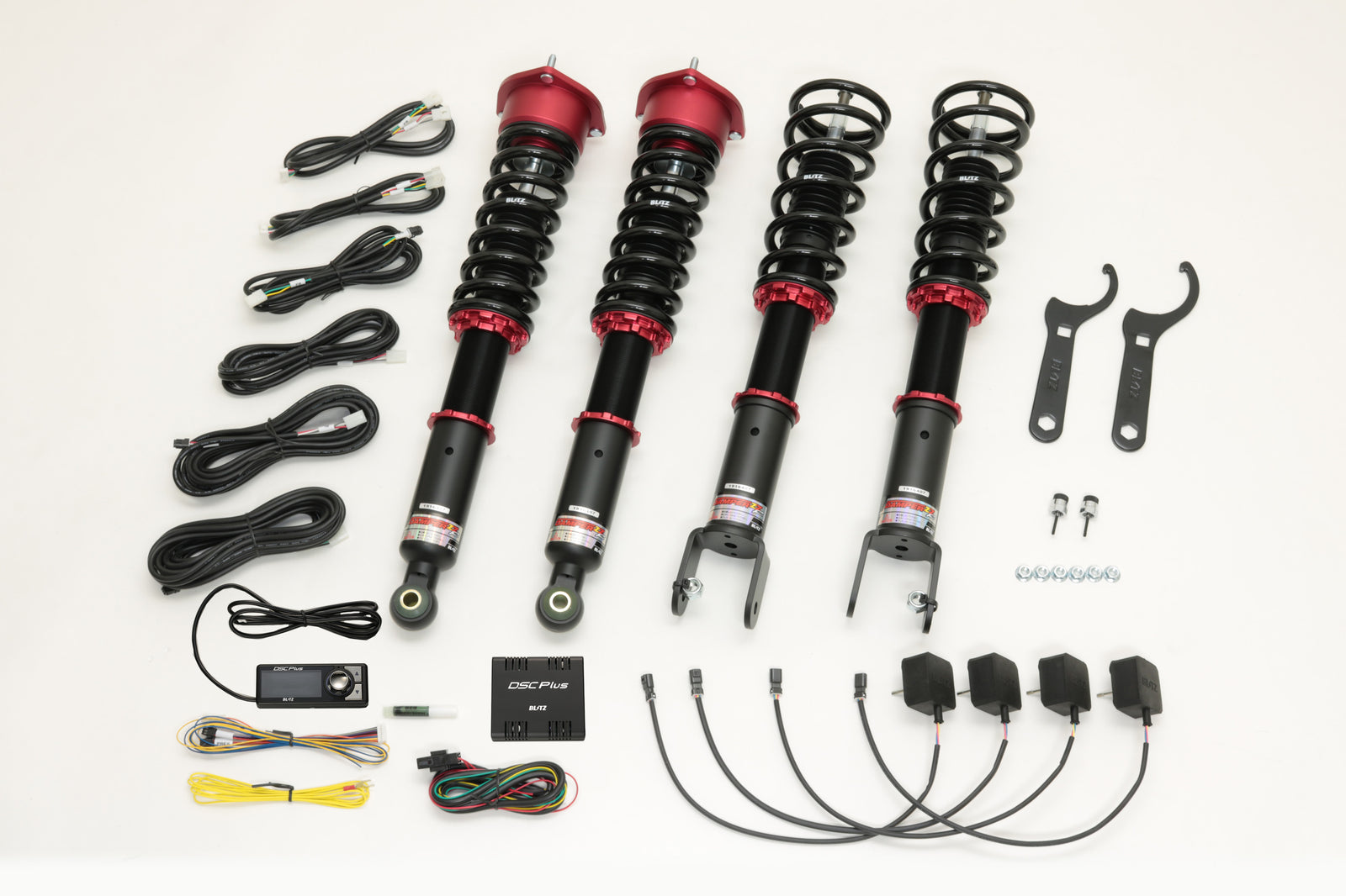 BLITZ ZZ-R DSC PLUS COILOVER SUSPENSION SET FOR NISSAN SKYLINE RV37 VR30DDTT 98543