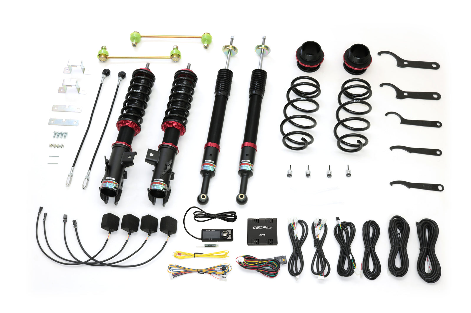 BLITZ ZZ-R DSC PLUS COILOVER SUSPENSION SET FOR TOYOTA YARIS HYBRID MXPH10 M15A-1NM 98551