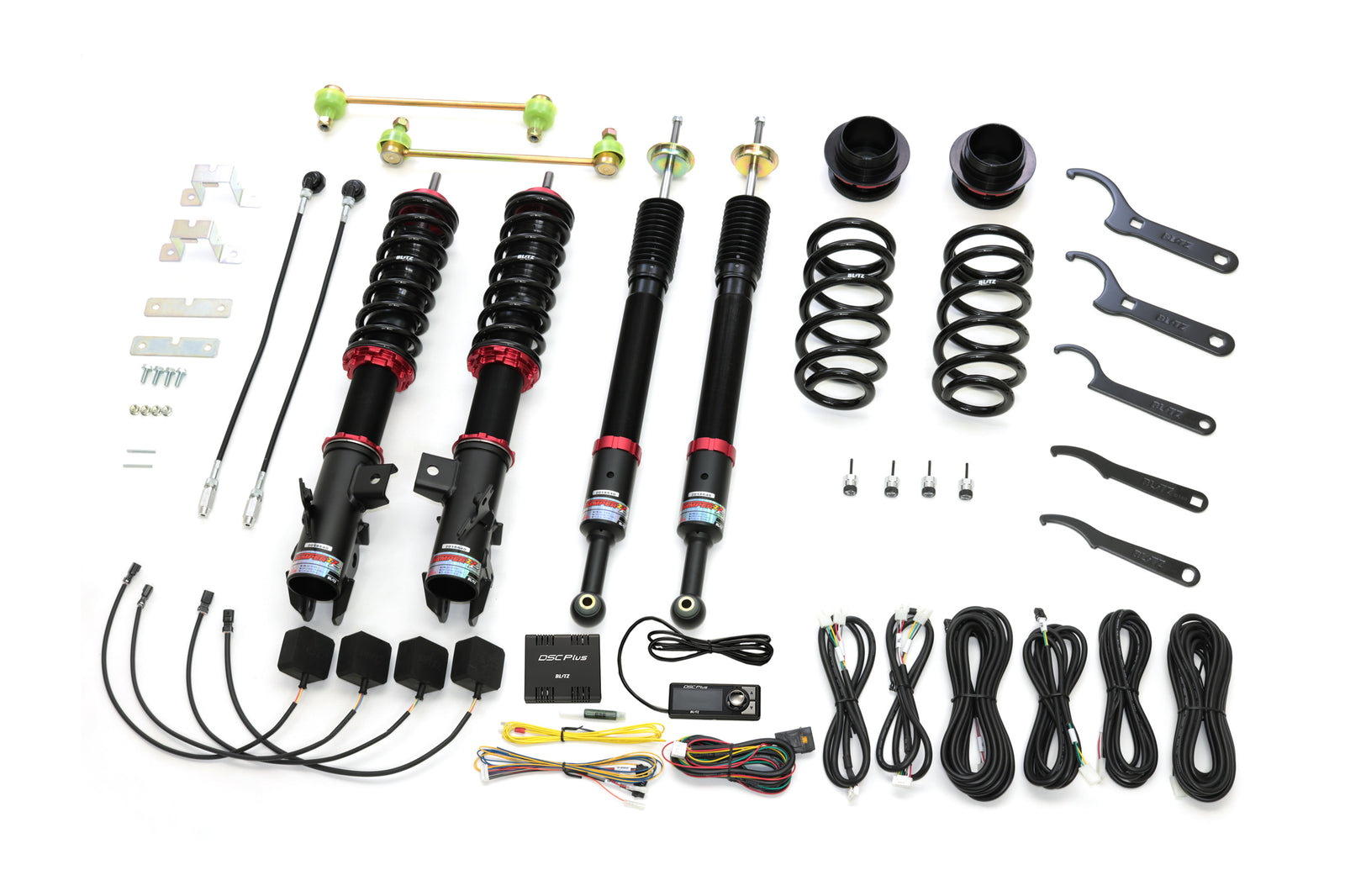 BLITZ ZZ-R DSC PLUS COILOVER SUSPENSION SET FOR TOYOTA YARIS HYBRID MXPH15 M15A-1NM-1MM 98552