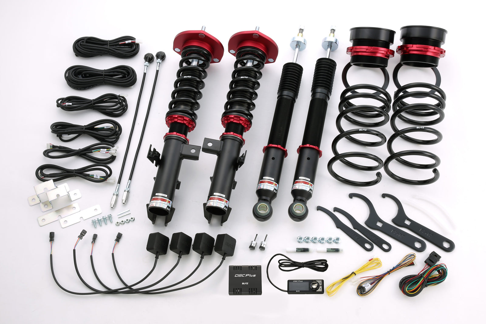 BLITZ ZZ-R DSC PLUS COILOVER SUSPENSION SET FOR TOYOTA VOXY ZRR70G ZRR70W 3ZR-FE 3ZR-FAE 98794