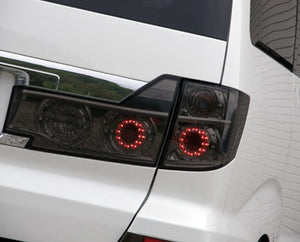CRYSTAL EYE FUGA GT-R TYPE VULCAN LED TAIL LAMP (SMOKED) FOR TOYOTA ALPHARD 10 ZENKI J020SM