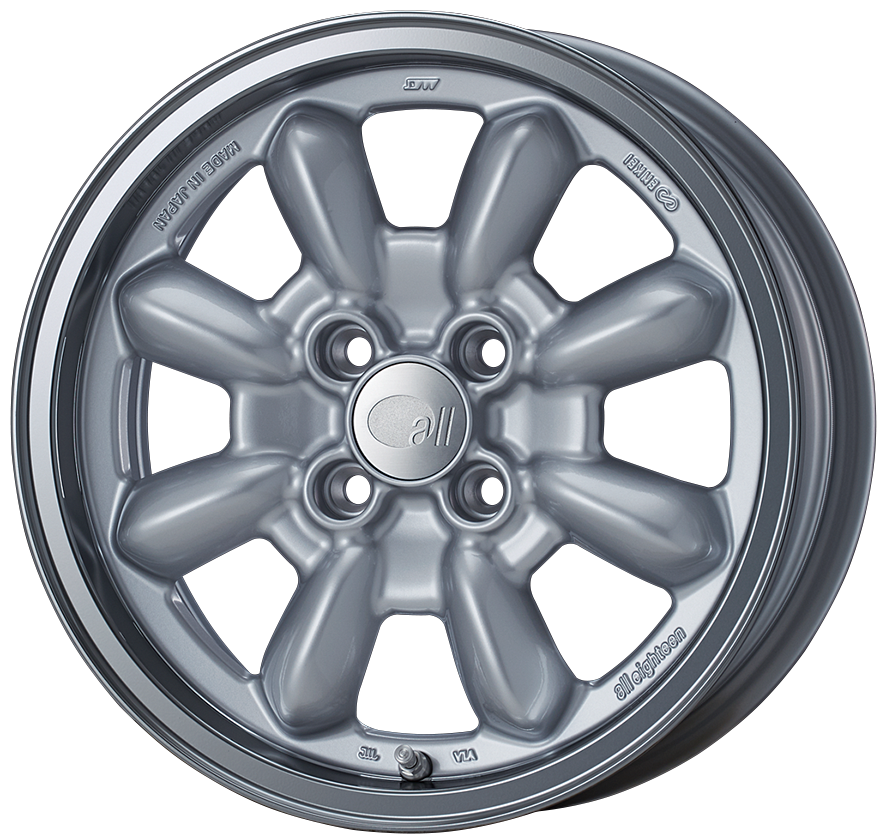 ENKEI ALL ALL EIGHTEEN -COMPE- 15X6J 100X4 38 MACHINING SILVER ENKEI-01641