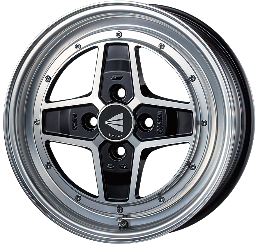 ENKEI ENKEI NEO CLASSIC APACHE2 NEO 15X5J 100X4 45 MACHINING BLACK ENKEI-01492