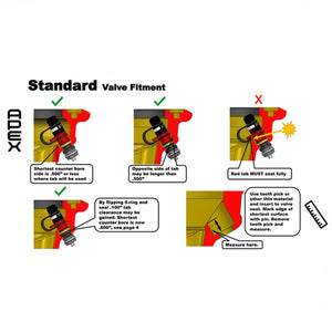 RAYS APEX DESIGN RAPID PRECISION XL AIR VALVE 1PC 6505AX0202004
