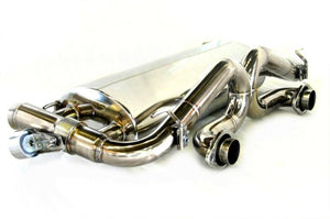 KREISSIEG FIRST CATBACK F1 SOUND VALVETRONIC EXHAUST SYSTEM TITANIUM FLOATING CURL TAIL SANDBLAST KSG LOGO MARK FOR ASTON MARTIN DB9 2004 - 2011 ASDB9-02-TITANIUM