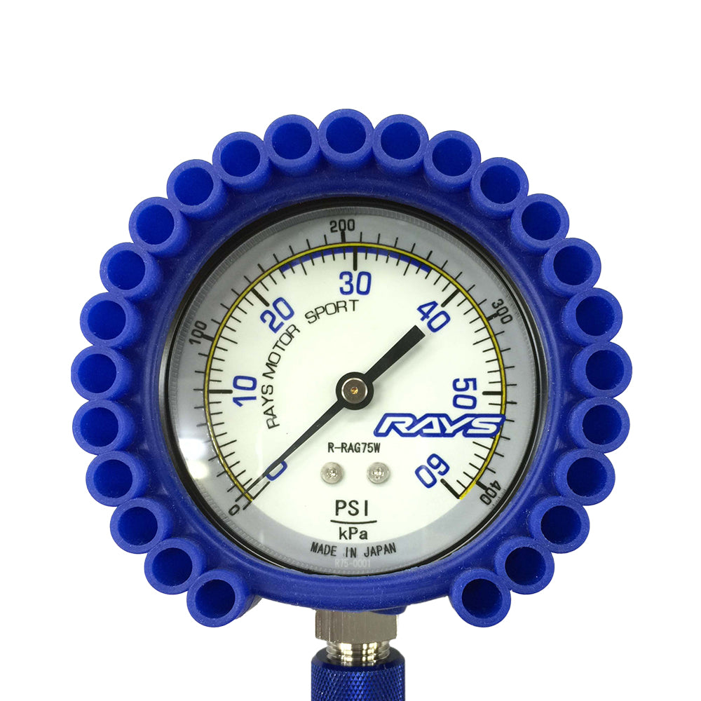 RAYS RAYS RACING AIR GAUGE 75 RED PSI FOR  74090000015RD