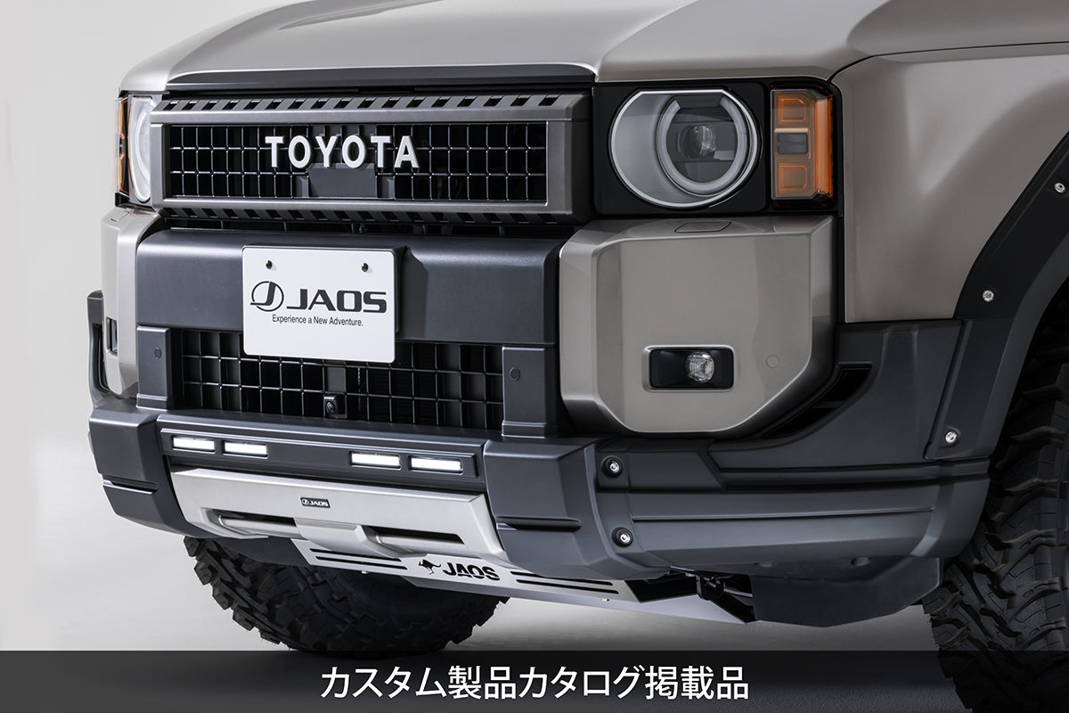 JAOS FRONT BUMPER GUARD PAINTED MATTE BLACK FOR TOYOTA LAND CRUISER 250 TRJ250W GDJ250W B016068MB