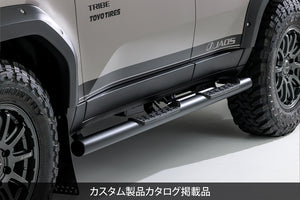JAOS SIDE STEP BLACK FOR TOYOTA LAND CRUISER 250 TRJ250W GDJ250W B173068BK