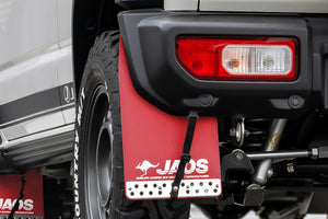 JAOS MUDGUARD III REAR SET RED FOR SUZUKI JIMNY NOMADE JC74 (GENUINE BUMPER ONLY) B621518RZ