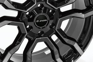 JAOS BACCHUS CM-11 22X10.0J +58 6H139.7 SMOKE POLISHED BLACK WHEEL FOR TOYOTA LAND CRUISER 250 TRJ250W GDJ250W B882201SPB