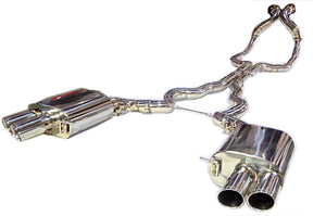 KREISSIEG EXHAUST MANIFOLD BACK F1 SOUND VALVETRONIC EXHAUST SYSTEM TITANIUM FLOATING CURL TAIL SANDBLASTED KSG LOGO MARK FOR BMW F12 CABRIOLET M6 BMF12-01-TITANIUM-F12