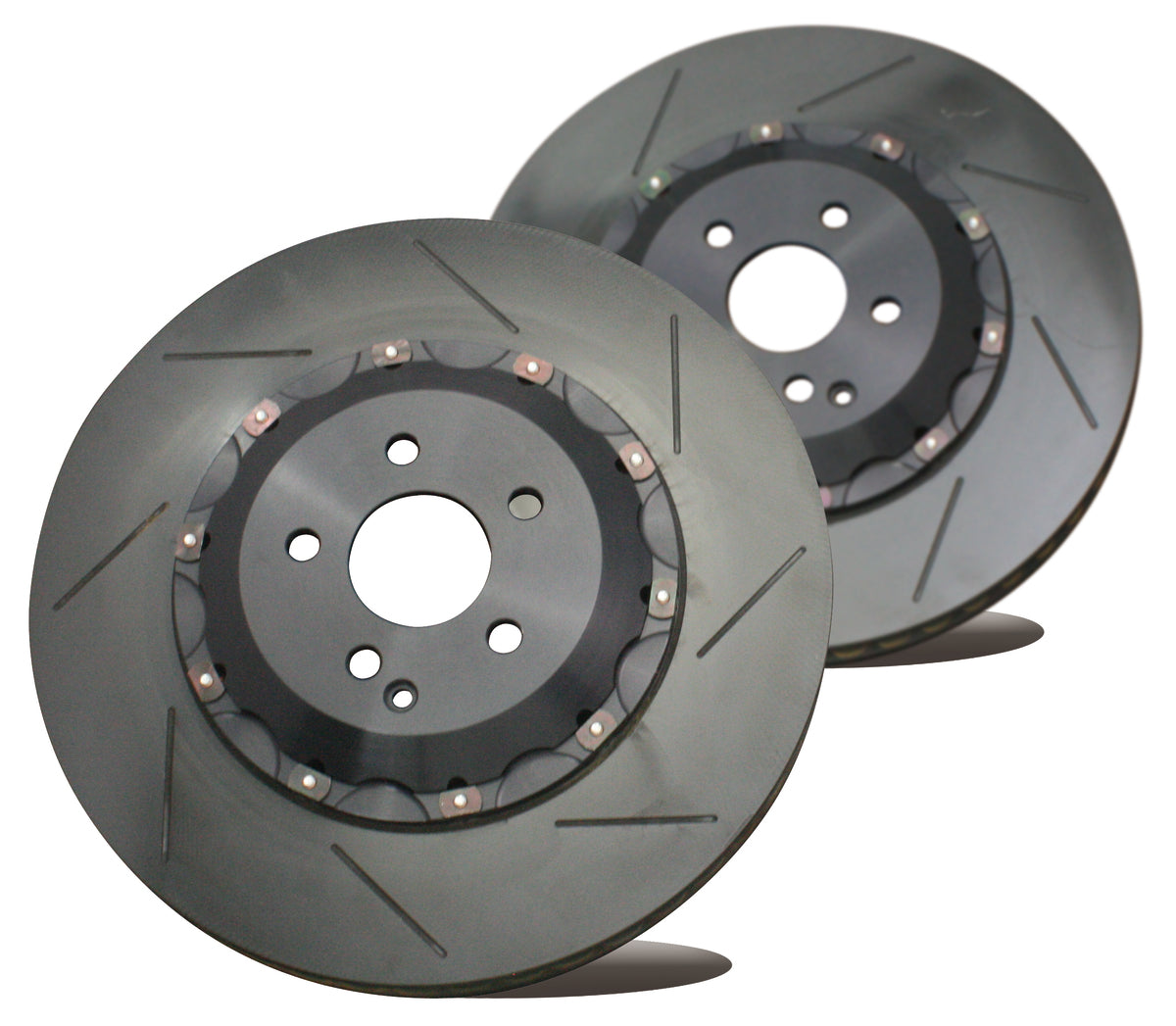 BIOT STOCK REPLACMENT D NUT 3 PIECE ROTOR REAR BLACK FOR LEXUS LC500 500H URZ100 GWZ100 BR.R2.LX15R-BLACK