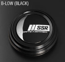 SSR SSR ALUMINUM RACING CAP (BLACK ANODIZED) B-TYPE LOW FOR  PARTS226BL