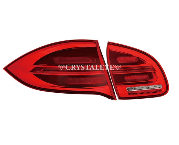 CRYSTAL EYE LATE STYLE FIBER LED TAIL (RED CLEAR) FOR PORSCHE 958 CAYENNE ZENKI D080RC