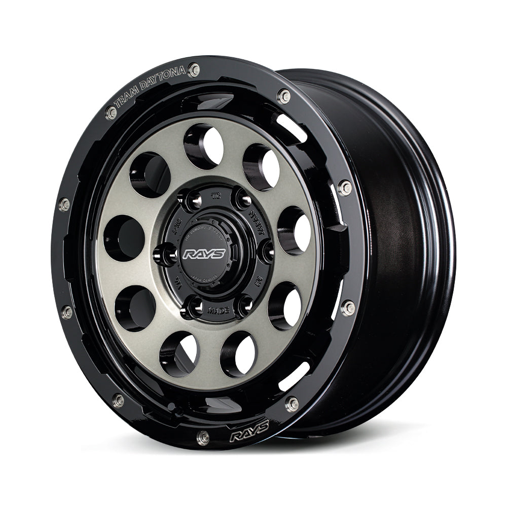 RAYS TEAM DAYTONA D9 16X6.5J +38 6X139.7 BLACK/DISC CLEAR SMOKE (BEL) FOR  38256653814BEL