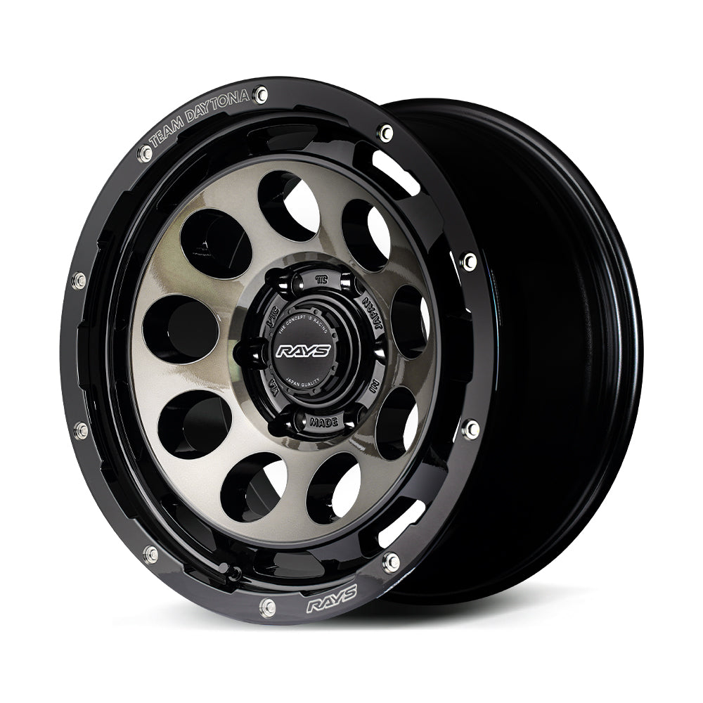 RAYS TEAM DAYTONA D9 18X8.5J +52 6X139.7 BLACK/DISC CLEAR SMOKE (BEL) FOR  38258855214BEL