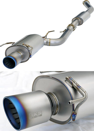 HKS SSR SUPER TURBO MUFFLER TI FOR NISSAN SKYLINE GT-R BNR34  31030-AN004