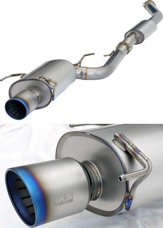 HKS SSR SUPER TURBO MUFFLER TI FOR NISSAN SKYLINE GT-R BNR34  31030-AN004