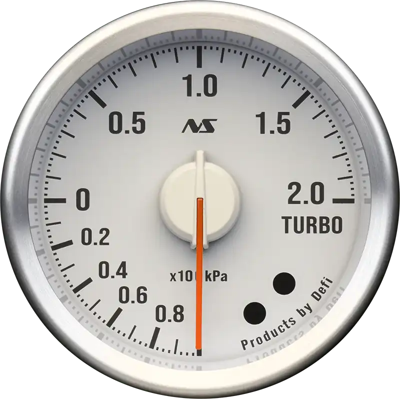 DEFI DEFI-LINK METER ADVANCERS RS II WHITE 80S GREEN TURBO 200KPA (-100KPA-200KPA) GAUGE Φ52 DF20503