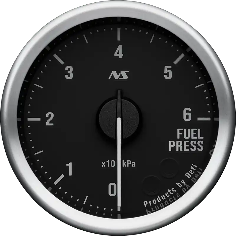 DEFI DEFI-LINK METER ADVANCERS RS II BLACK 80S GREEN FUEL PRESSURE (0KPA-600KPA) GAUGE Φ60 DF21501