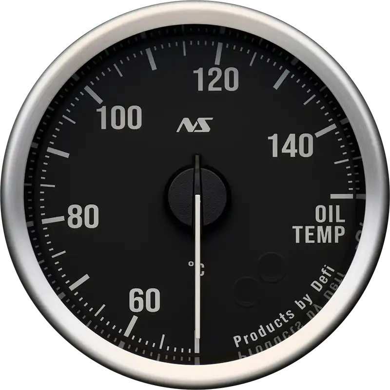 DEFI DEFI-LINK METER ADVANCERS RS II BLACK 80S GREEN OIL TEMPERATURE (50°C to 150°C) GAUGE Φ60 DF21601
