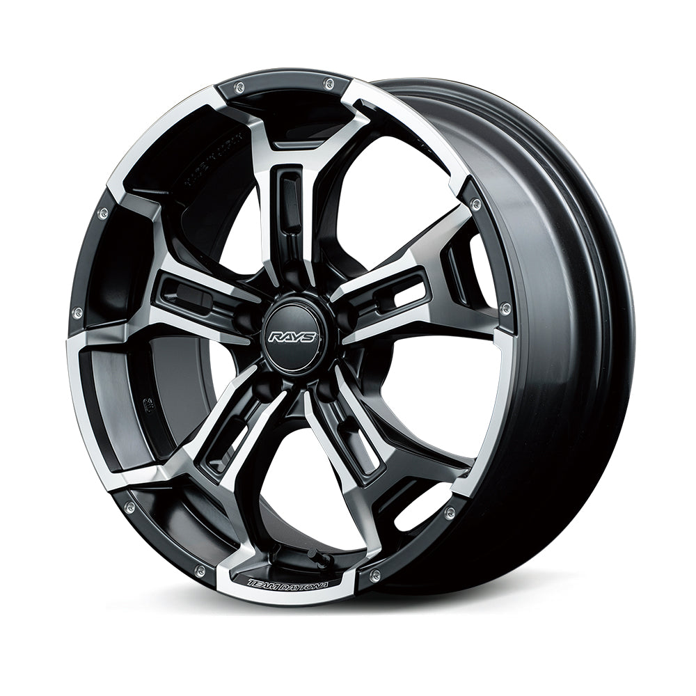 RAYS TEAM DAYTONA DS5 18X7.5J +38 5X114.3 SEMI-GLOSS BLACK FULL DC(BBL) 38048753895BBL