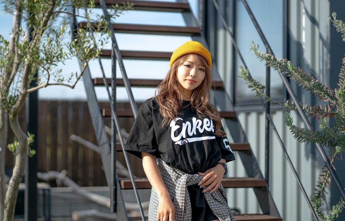 ENKEI BASEBALL TEE M BLACK T-SHIRT ENKEI-01679